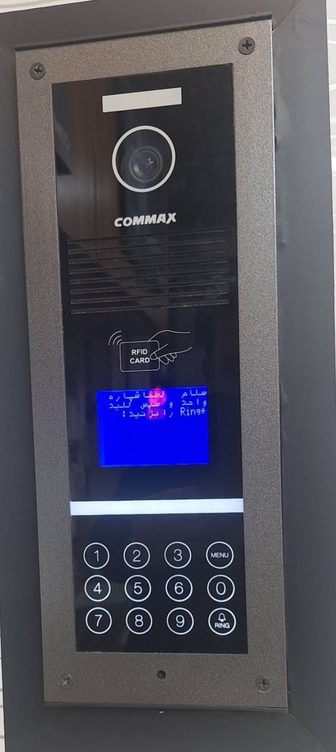 پنل کدینگ آیفون تصویری کوماکس لمسی 200T — تصویر ۲