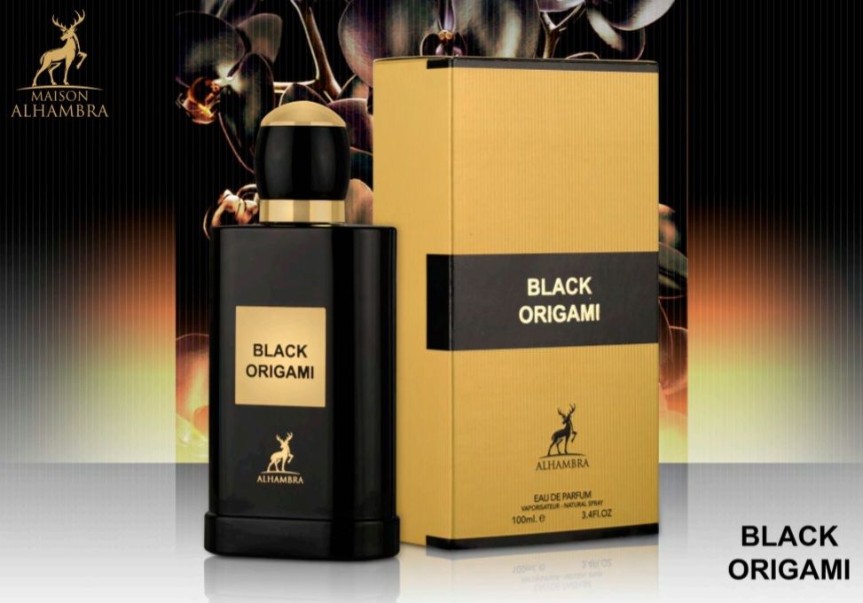 ادکلن BLACK ORIGAMI ALHAMBRA ادکلن تامفورد بلک ارکید الحمبرا اصل ارسال رایگان — تصویر ۲