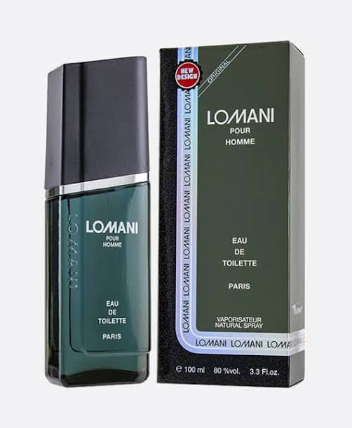 ادکلن LOMANI POUR HOMME ادکلن لومانی پور هوم جعبه فلزی اصل — تصویر ۲