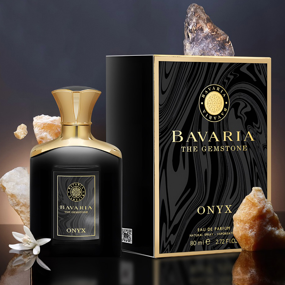 ادکلن BAVARIA THE GEMSTONE ONYX ادکلن بولگاری اونخ فرگرانس وورد اصل ارسال رایگان