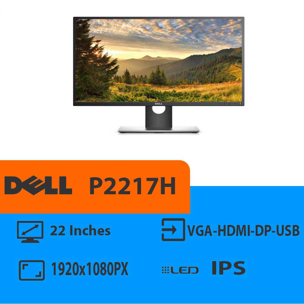 مانیتور استوک DELL مدل P2217H سایز 22 اینچ - فایر استوک