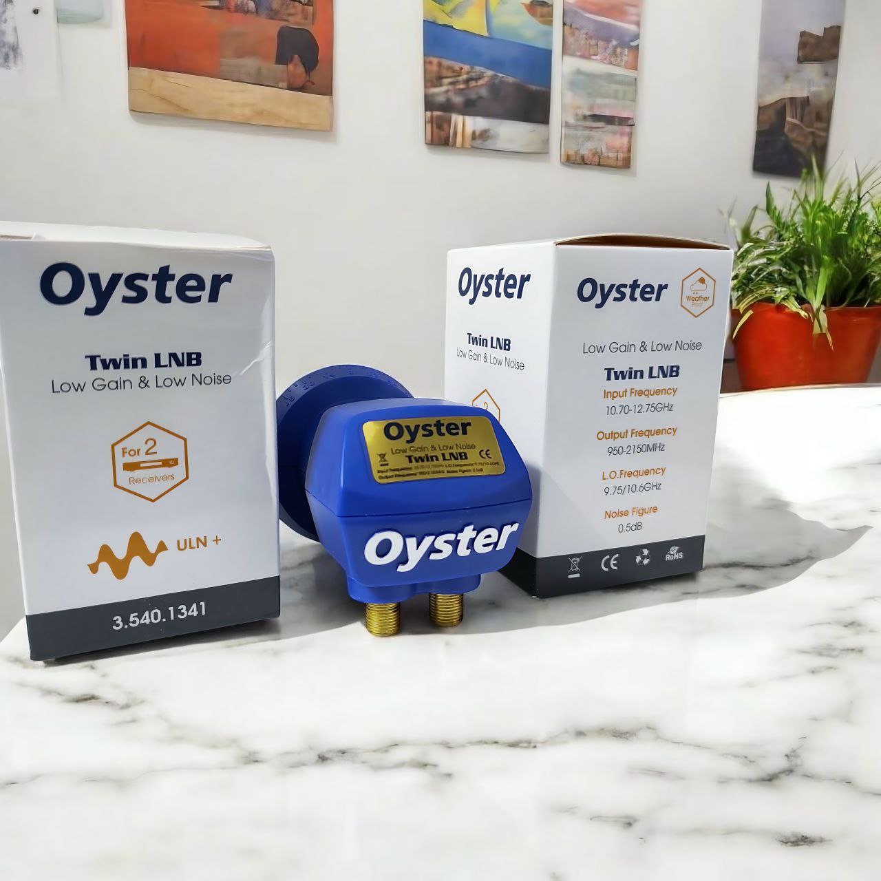 گیرنده ال ان دو فیش ( دو سوزنه ) ضد آب برند اویستر OYSTER مدل ULN+ تقویتی — تصویر ۲