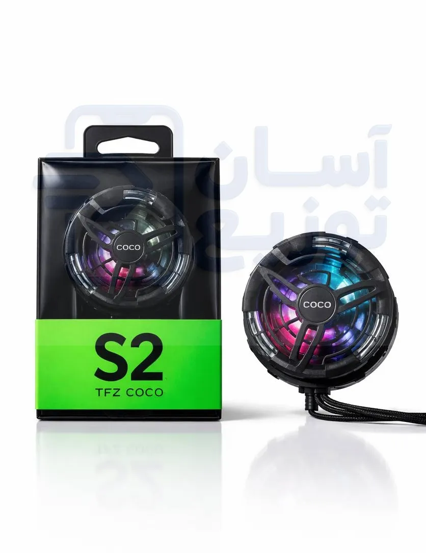 فن خنک کننده گوشی موبایل mobil phone cooling fan TFZ COCO مدل S2 — تصویر ۳