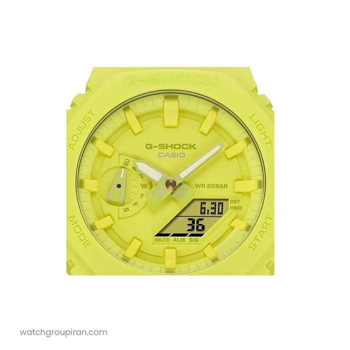 ساعت مچی اسپرت جی شاک کاسیو مدل GA-2100-9A9 - واچ گروپ ایران — تصویر ۳