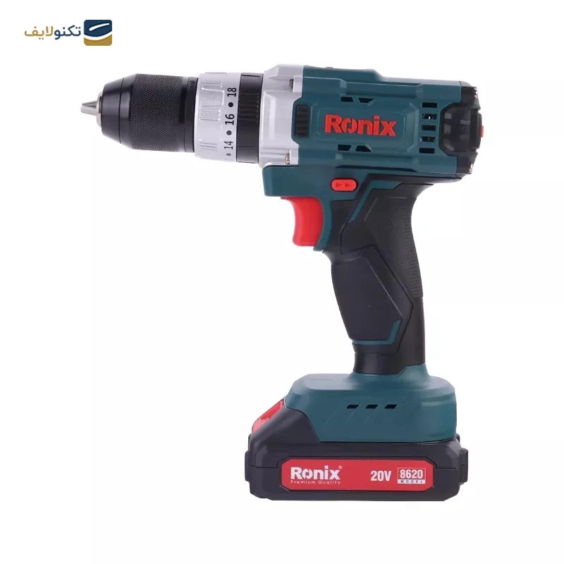 ست دریل چکشی شارژی رونیکس 53 عددی مدل RS-8620