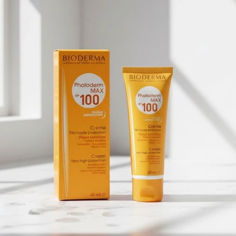 کرم ضد آفتاب بایودرما مدل Photoderm max SPF100 حجم 40 میلی لیتر