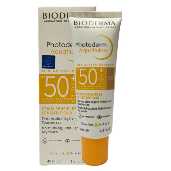 کرم ضد آفتاب بی رنگ بایودرما مدل Photoderm Aquafluid حجم 40 میل - سارای استور — تصویر ۲