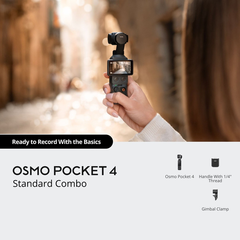 دوربین فیلم برداری دی جی آی مدل Pocket 4 Standard — تصویر ۳