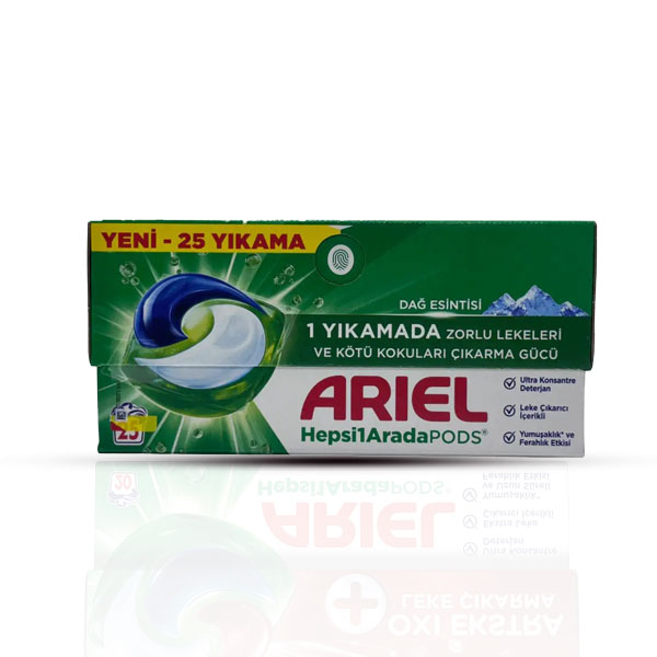 قرص ماشین لباسشویی آریل بالشتکی 35 عددی مدل oxi ekstra — تصویر ۲
