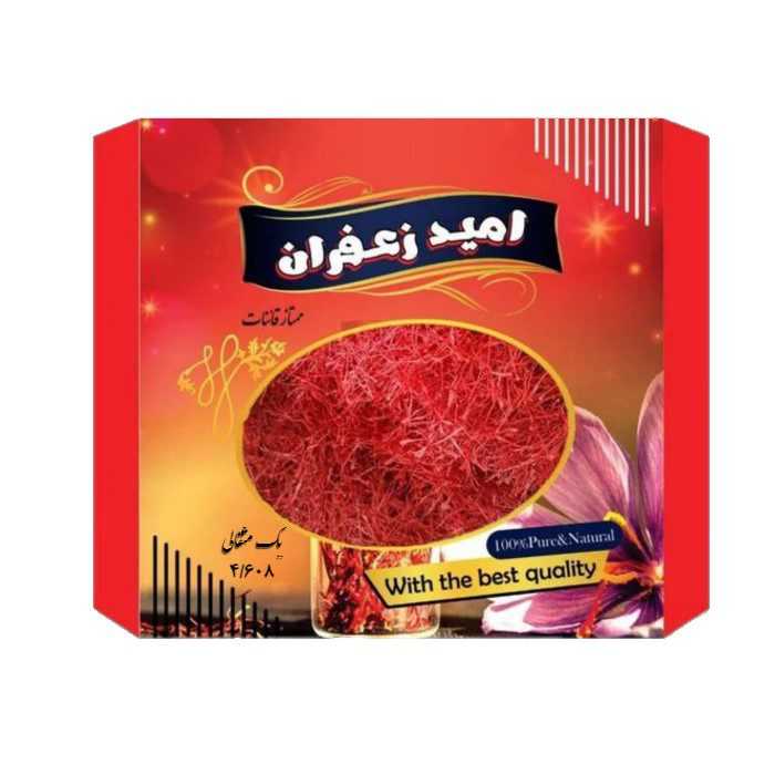 زعفران سرگل اصل قائنات امید زعفران ۴.۶ گرم | ضمانت بازگشت وجه