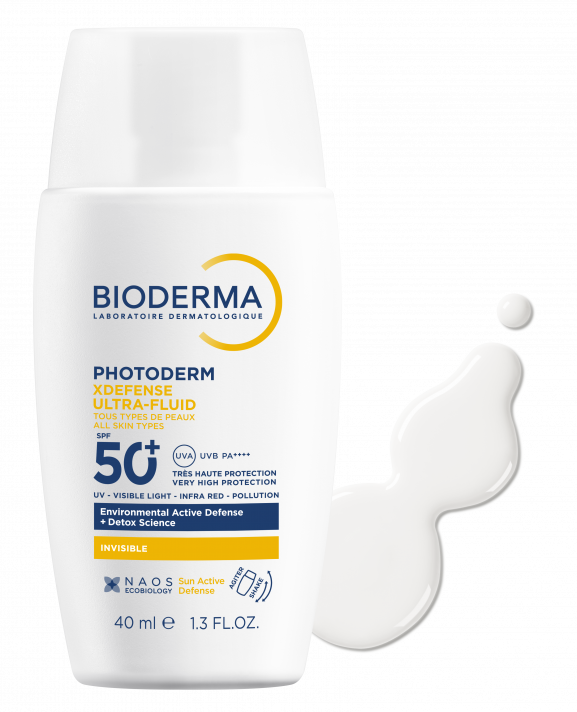 کرم ضدآفتاب فتودرم الترا فلوئید +SPF 50 بی رنگ بایودرما - مسافری