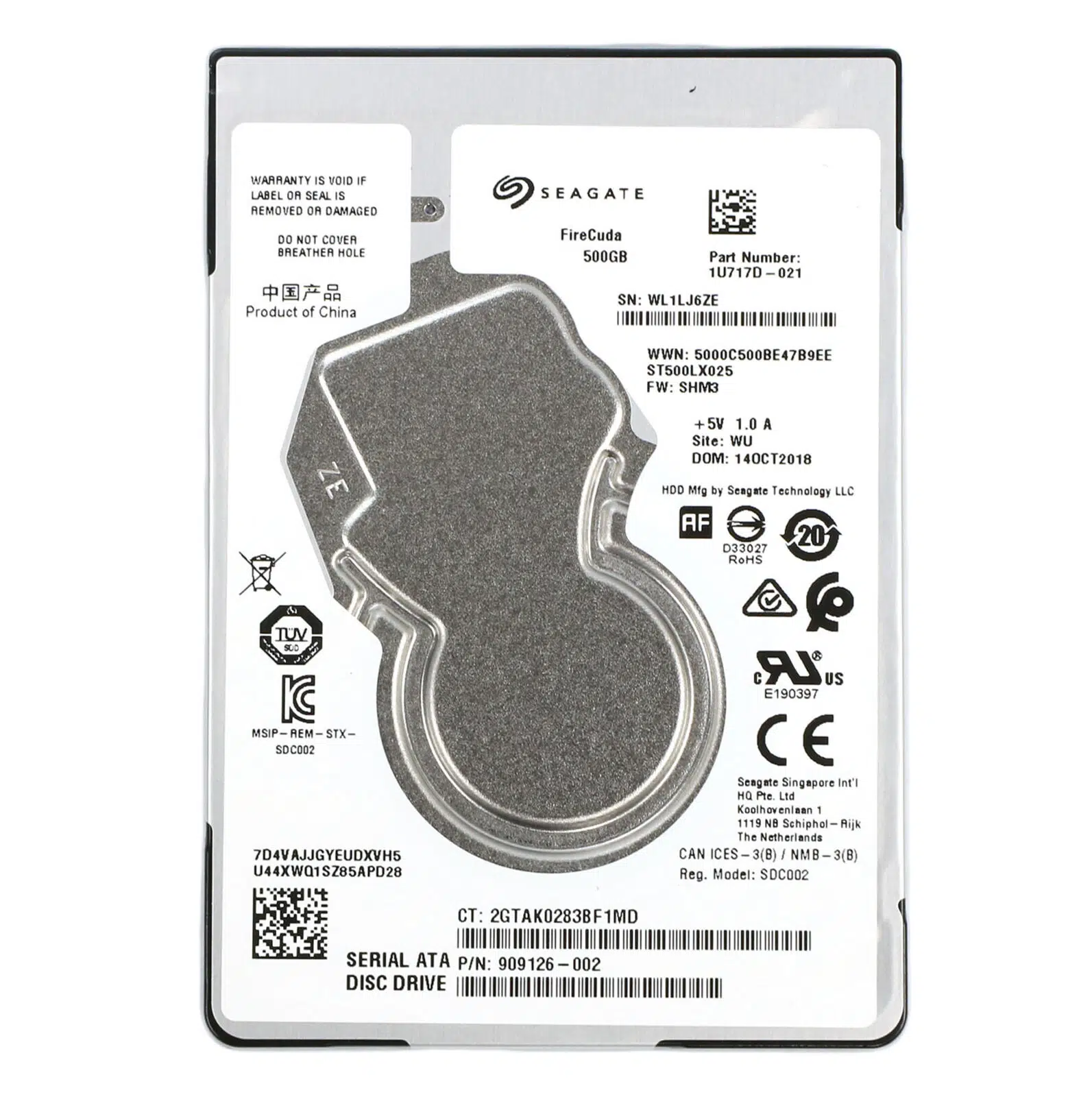 هارد لپ تاپ 2.5 اینچی 500GB سیگیتST500LM021 کارکرده