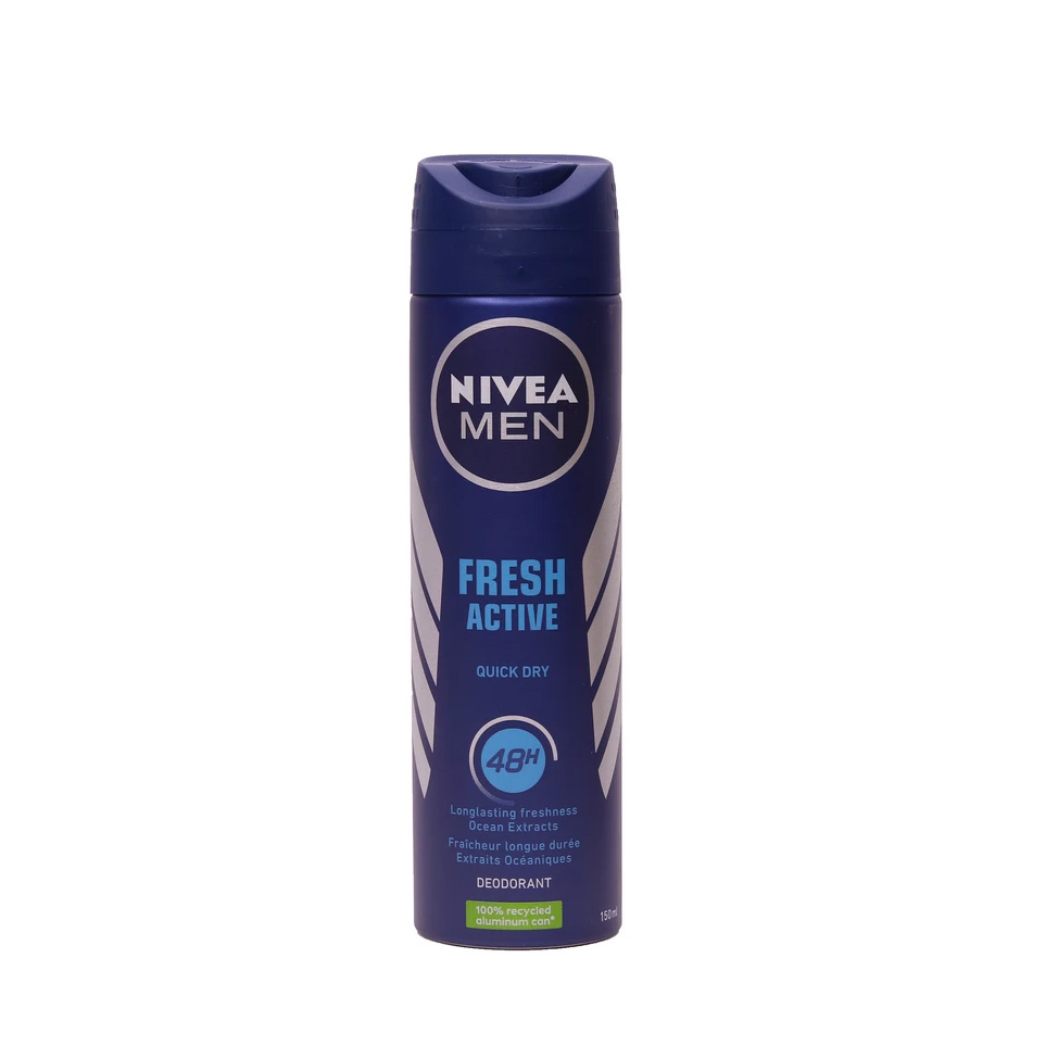 اسپری مردانه نیوا مدل فرش اکتیو Fresh Active حجم 150 میلی لیتر — تصویر ۲