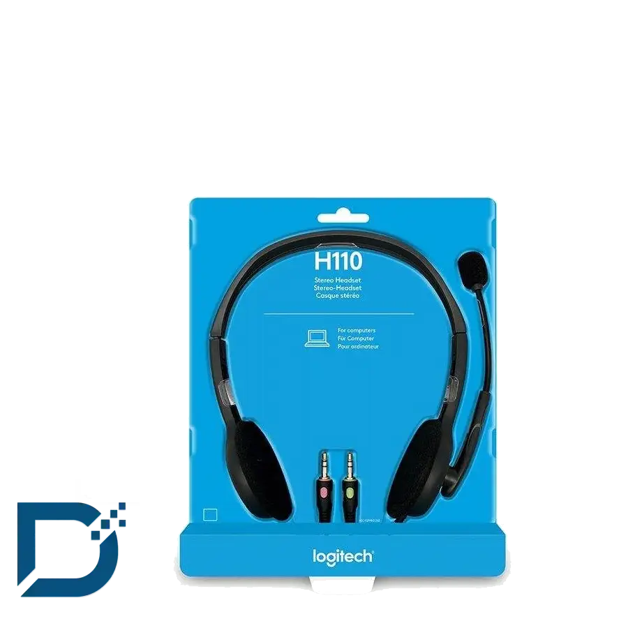 هدست باسیم لاجیتک مدل H110 STEREO — تصویر ۸