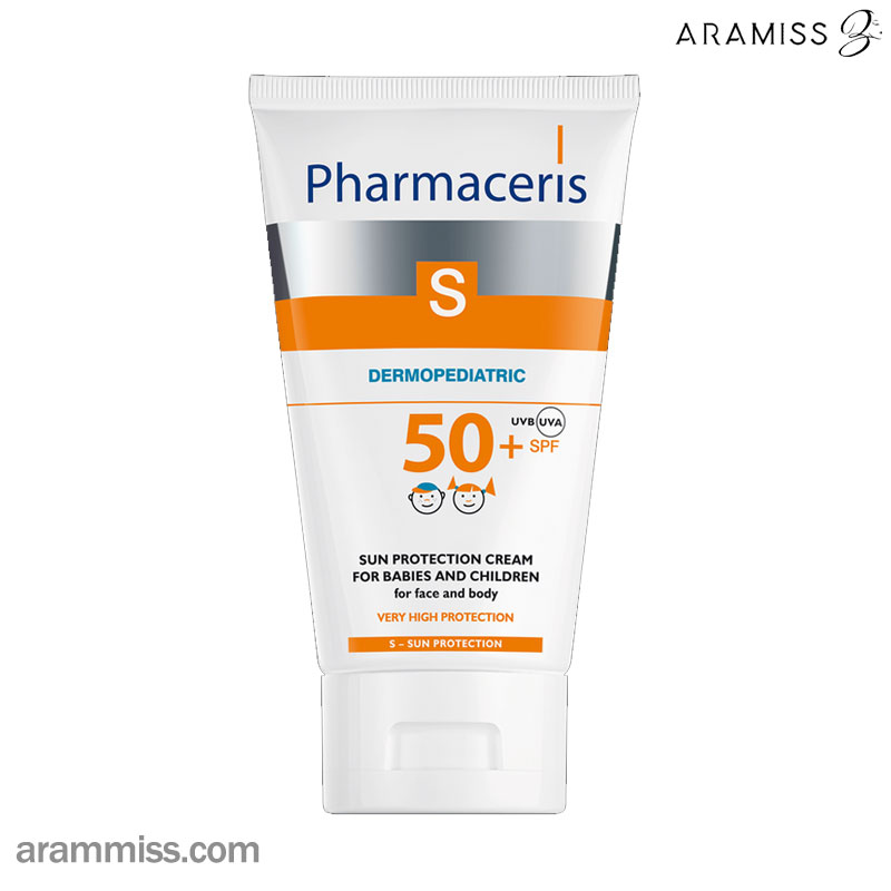 کرم ضد آفتاب صورت و بدن نوزادان و کودکان فارماسریز SPF50Pharmaceris