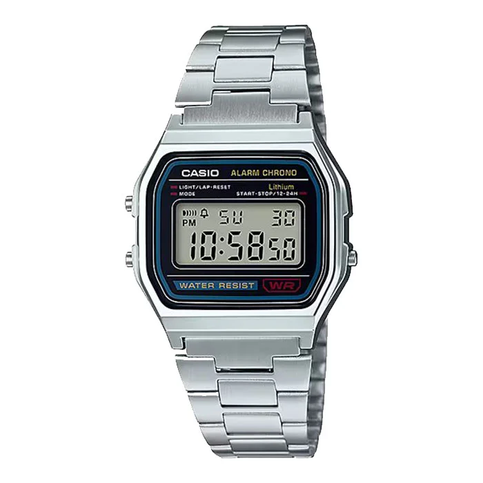 ساعت مچی مردانه زنانه کاسیو (CASIO) جنرال مدل A158WA-1DF — تصویر ۲