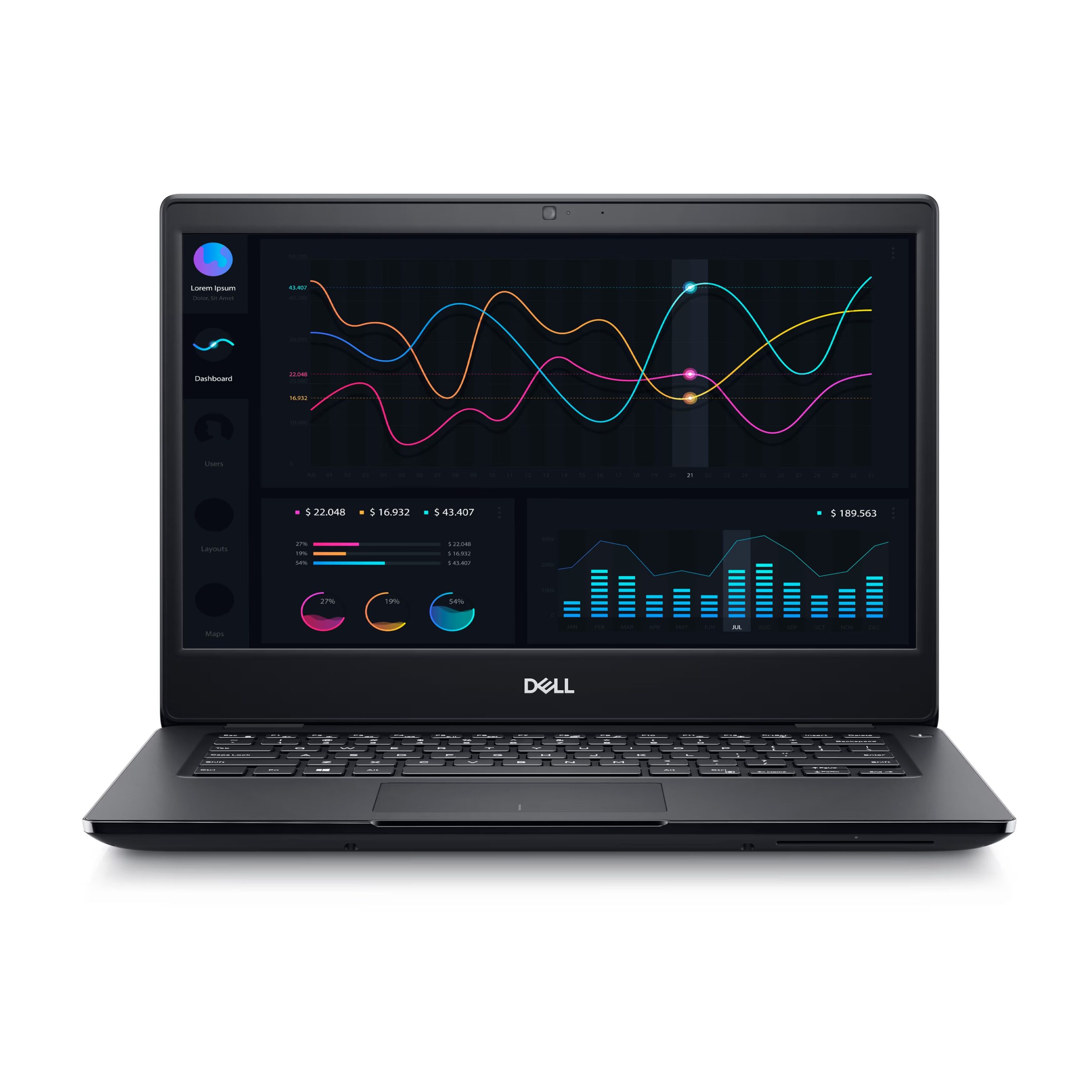 لپ تاپ کارکرده دل مدل WYSE 5470| Celeron N4100- 6G/8GB/256GB/Intel HD/14 inch