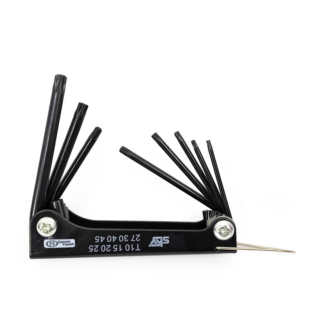 آچار آلن ستارهای چاقویی SKY مدل ST-1045B | ست 7 عددی سایز T10 تا T45 — تصویر ۳