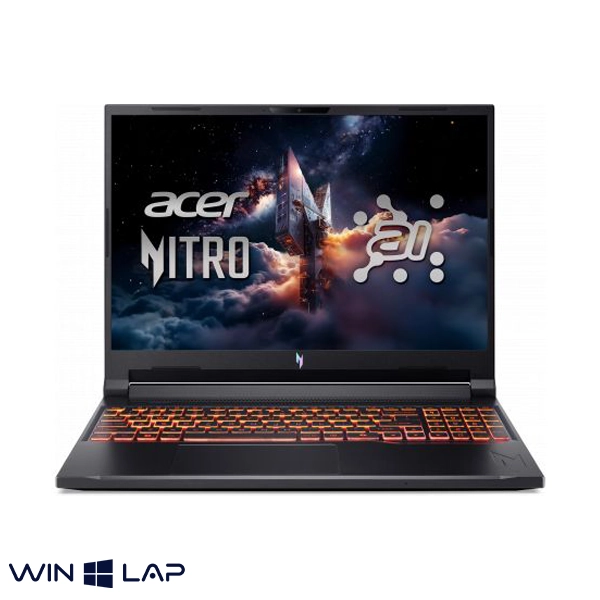 لپ تاپ گیمینگ Acer مدل NITRO ANV 16-61 - پردازنده Ryzen AI 7-350 - گرافیک 8GB RTX 5060 حافظه RAM 16GB حافظه هارد SSD 1TB