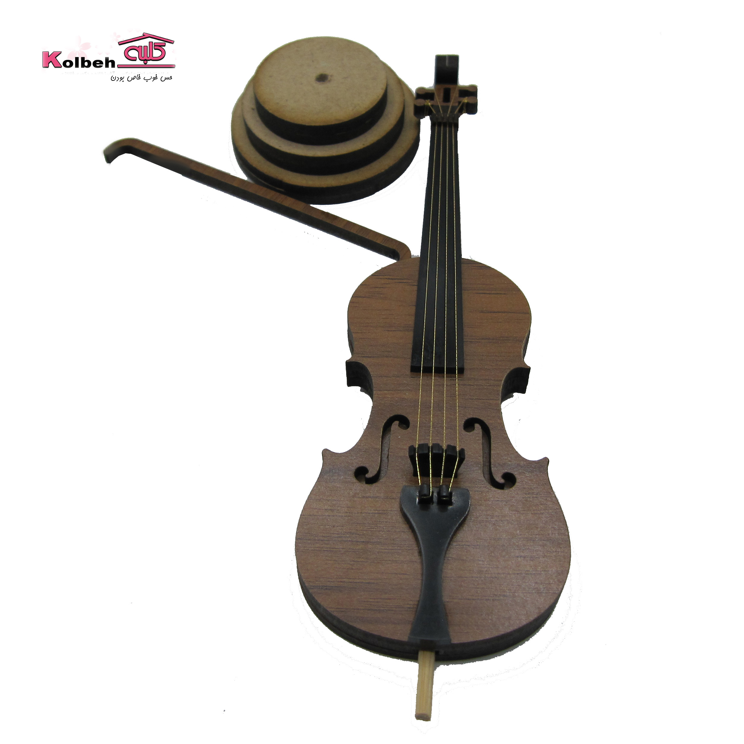 ویلن ساز دکوری چوبیViolin — تصویر ۴