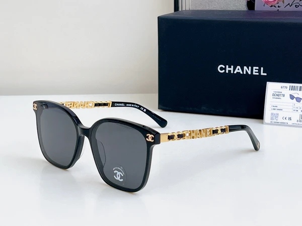 عینک آفتابی زنانه برند شنل ( CHANEL ) مدل CH0778 | ساخت کشور چین (OEM BY CHINA)