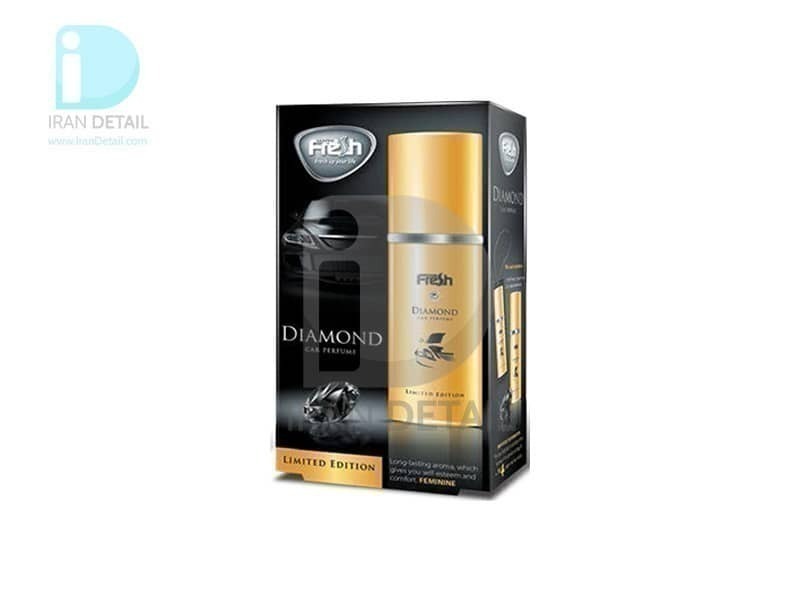 اسپری خوشبوکننده دایموند فرش وی مدل FreshWay Diamond Gold Passion