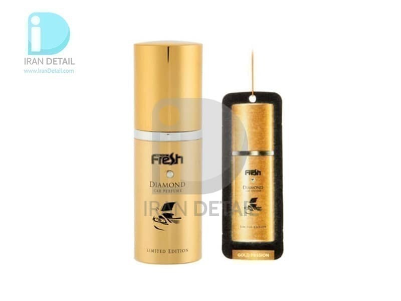 اسپری خوشبوکننده دایموند فرش وی مدل FreshWay Diamond Gold Passion — تصویر ۲