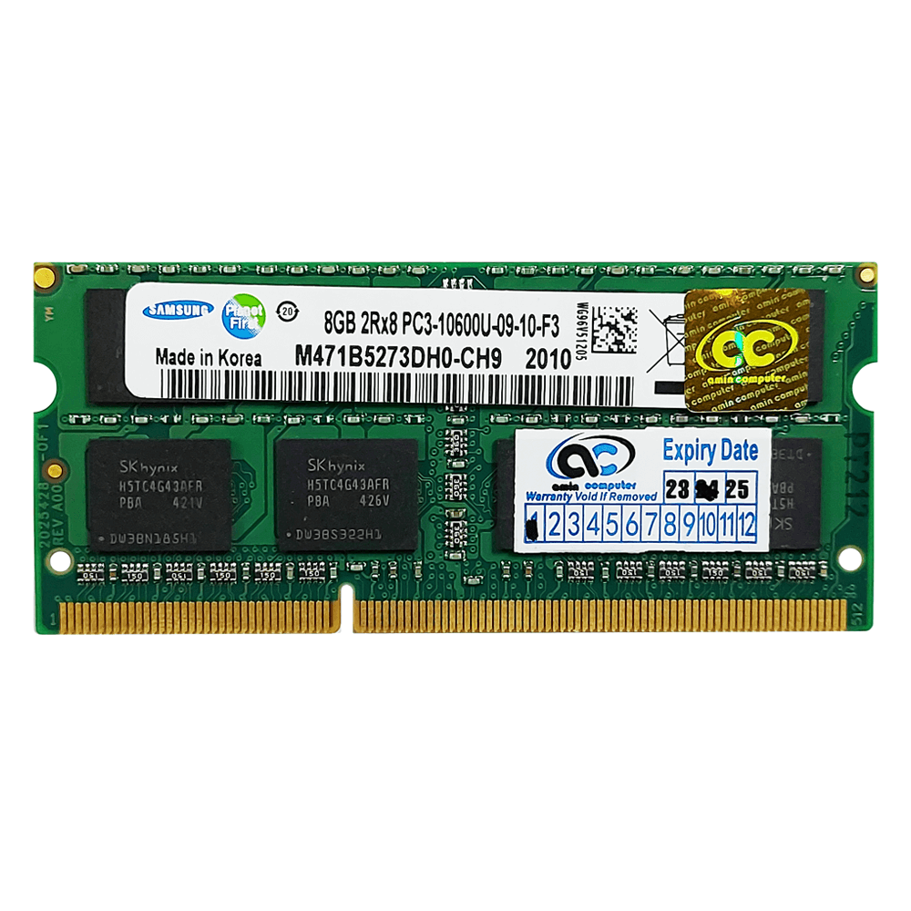 رم لپ تاپ سامسونگ 8 گیگابایت DDR3 با فرکانس 1333 مگاهرتز