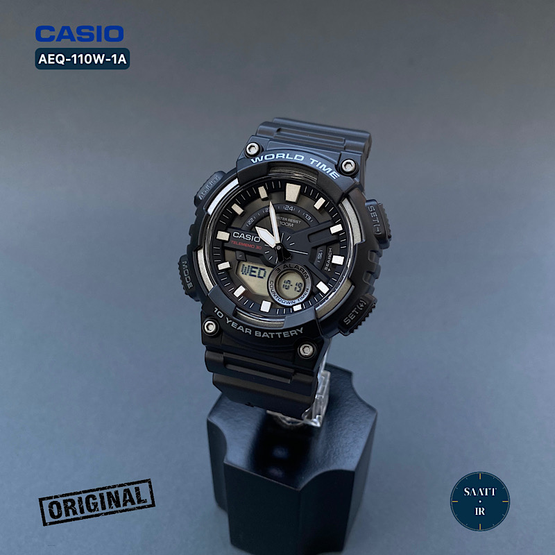 ساعت مچی مردانه کاسیو اورجینال مدل AEQ-110W-1A — تصویر ۲