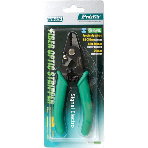 آچار استریپر فیبر نوری پروسکیت Fiber Optic Stripper ProsKit 8PK-326 ساخت تایوان — تصویر ۲