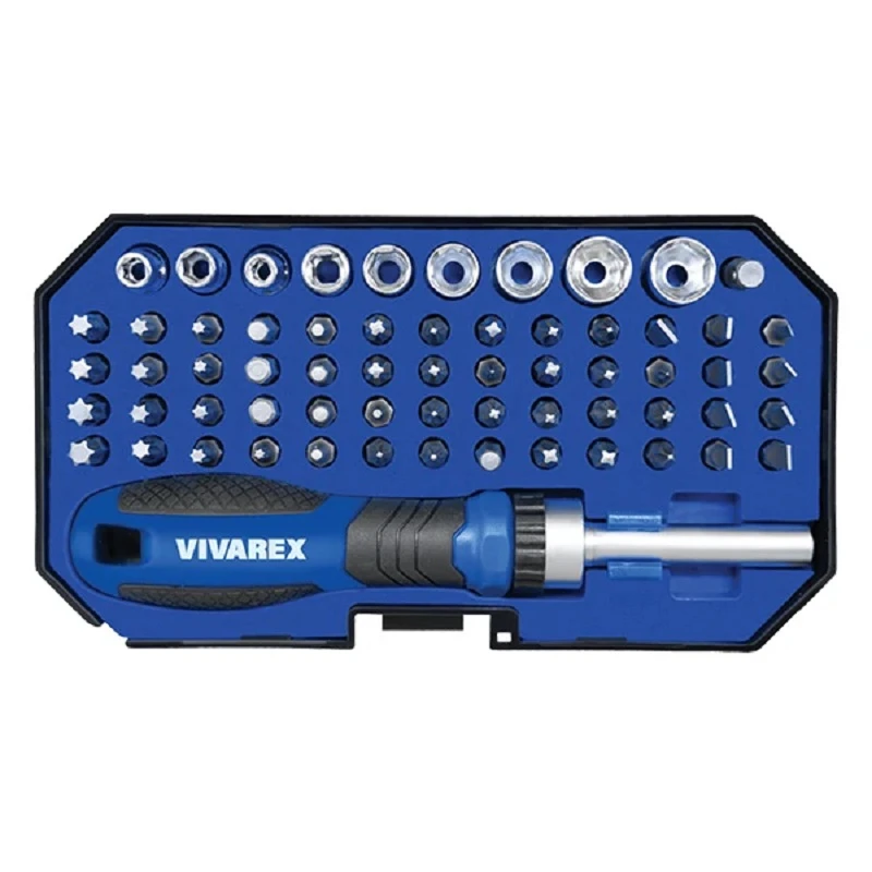 پیچ گوشتی وبکس جغجغه ای ویوارکس مدل vr6365-sd مجموعه 64 عددی - ابزار دماوند