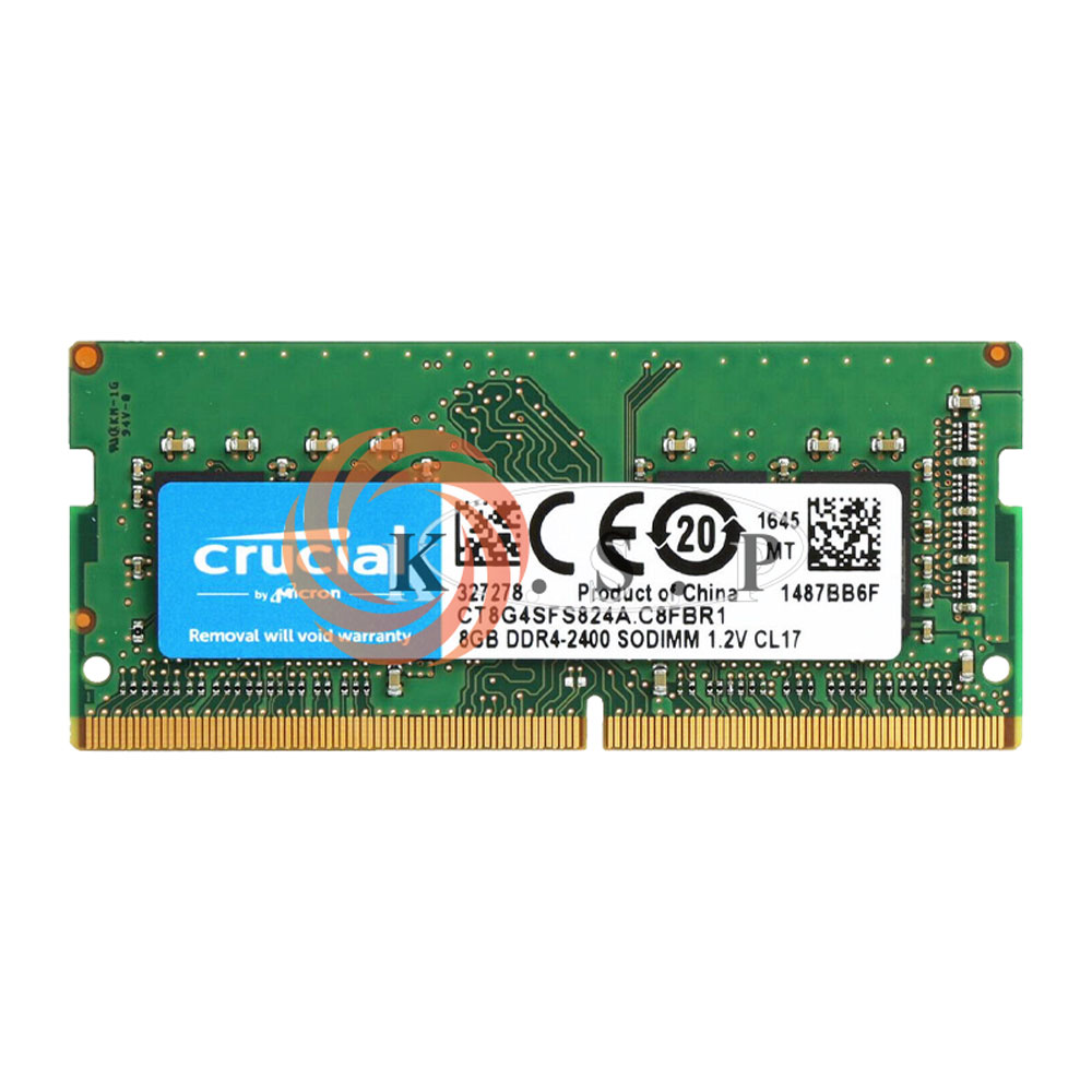 رم لپ تاپ Ram 8G DDR4 2400 Crucial