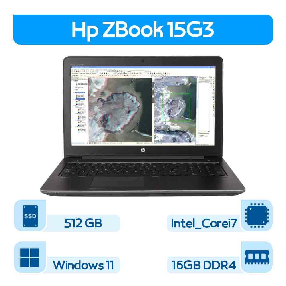 لپ تاپ Hp Zbook 15 G3 گرافیک 4GB (استوک در حد نو) — تصویر ۲