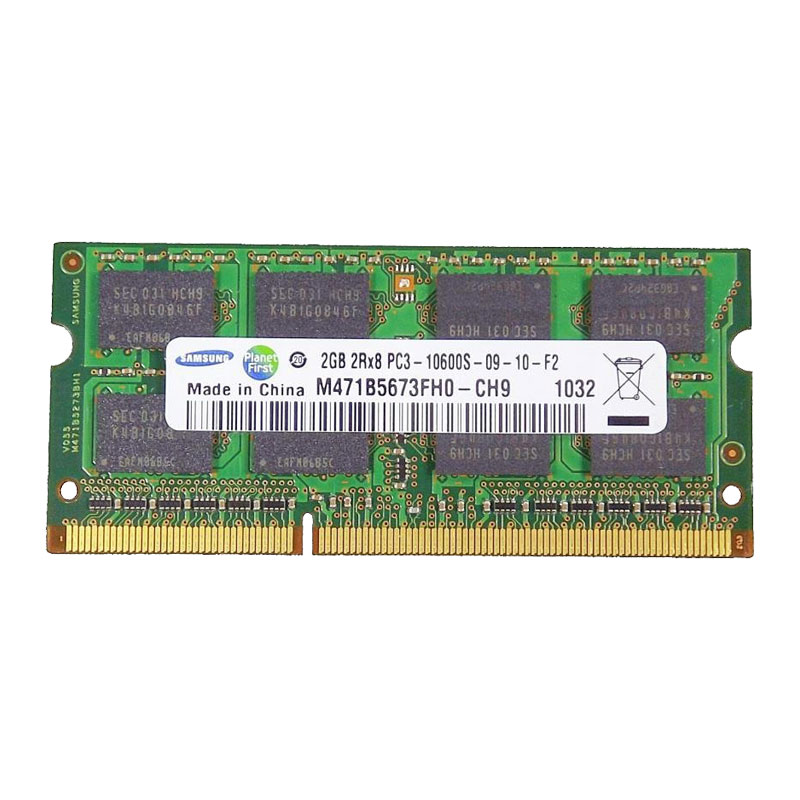 رم لپ تاپ سامسونگ مدل DDR3 10600S MHz PC3 ظرفیت 2 گیگابایت