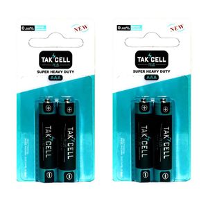باتری نیم قلمی تکسل مدل Super Heavy Duty بسته 4 عددی
