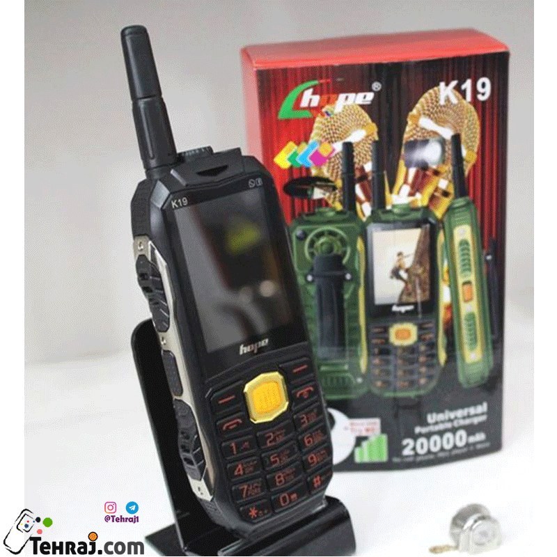 گوشی ارتشی 4 سیمکارتHope K19 ساپورت تمام سیم کارت ها(بدون گارانتی شرکتی) — تصویر ۵