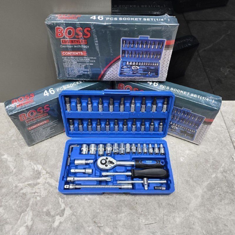 جعبه بکس ۴۶ عددی آبی اصلی باس مدل BS-46 — تصویر ۲