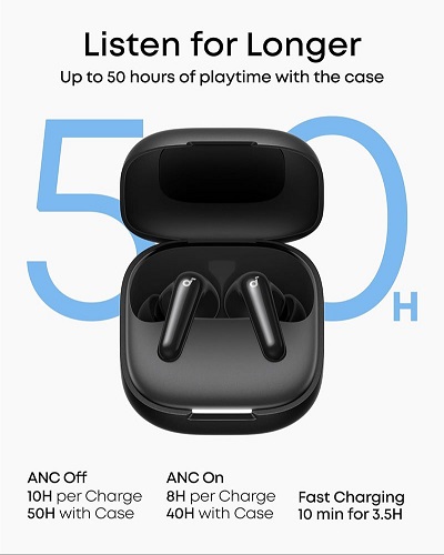هدفون بی سیم انکر مدل Soundcore R60i NC Anker Soundcore R60i NC Wireless Headphone — تصویر ۶