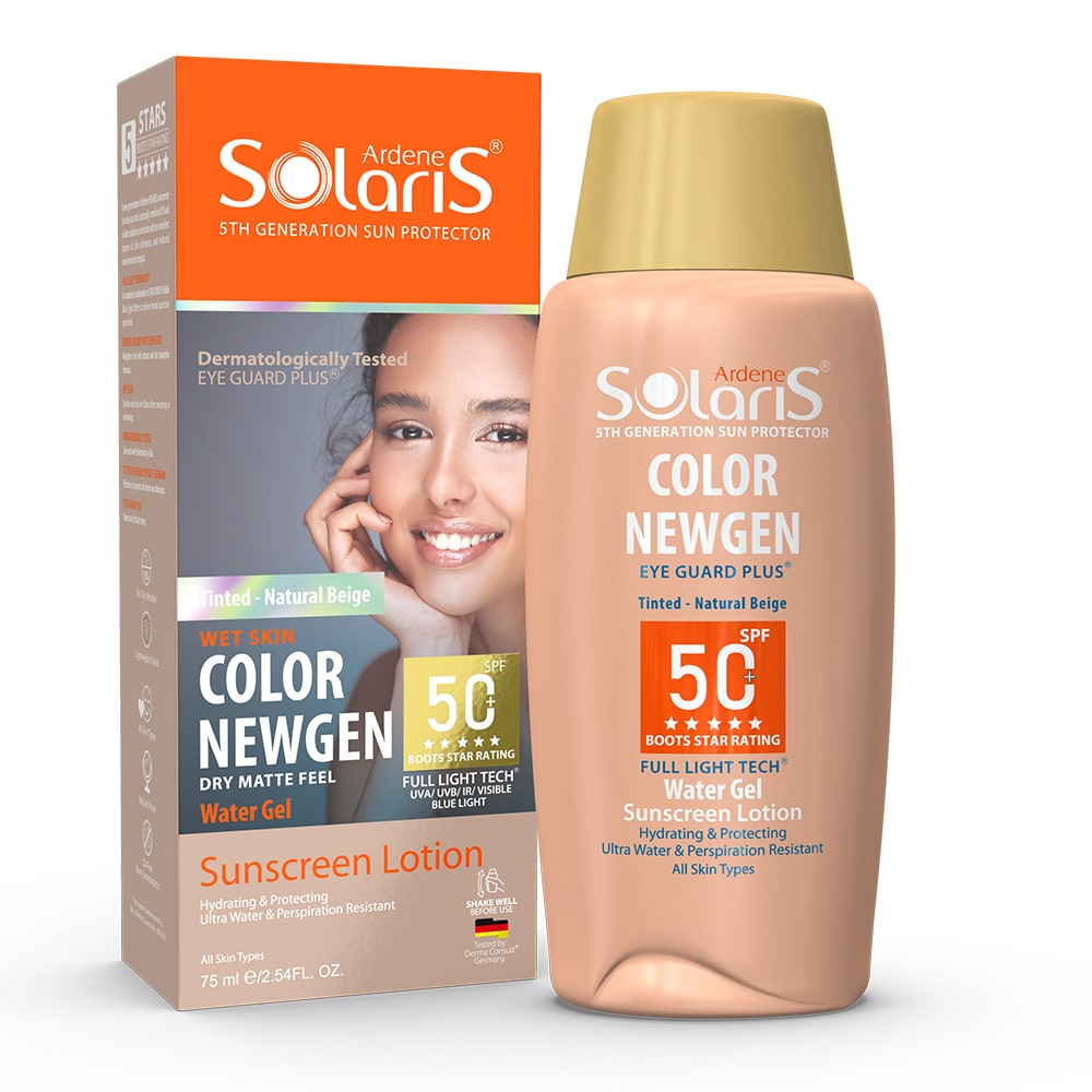ضد آفتاب رنگی سولاریس کالر نیوژن ( بژ طبیعی ) +SPF 50 — تصویر ۲