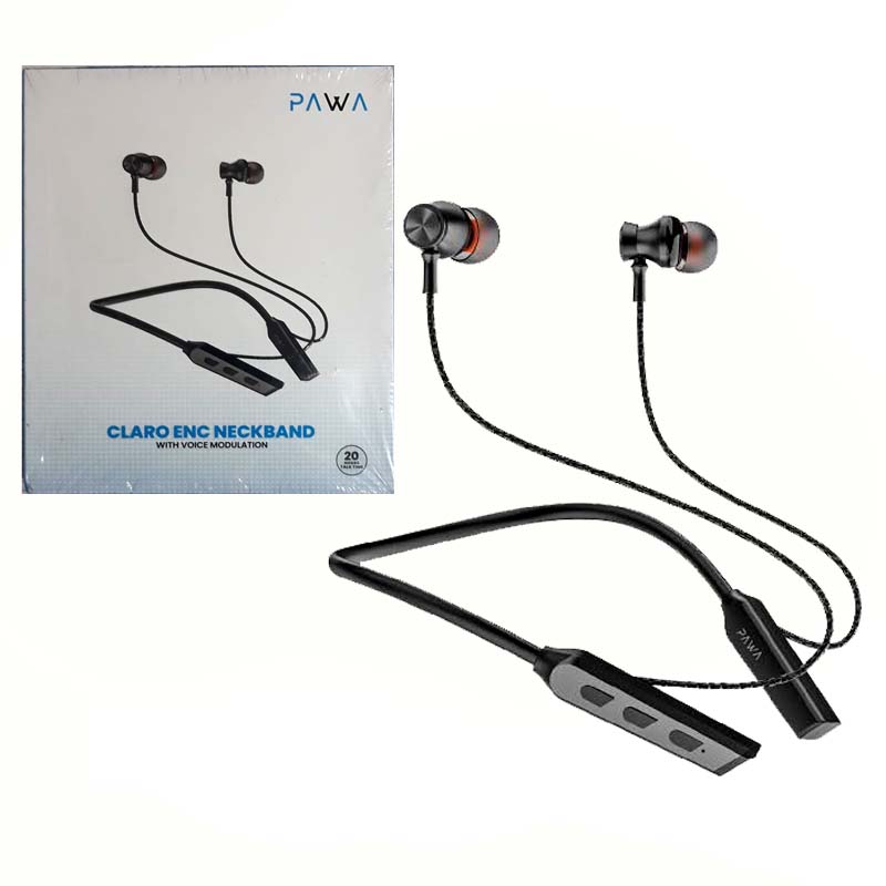 هندزفری گردنی بلوتوثی پاوا مدل Carlo enc neckband — تصویر ۲