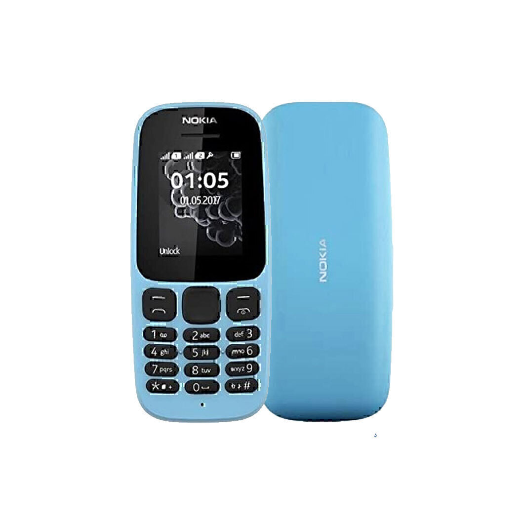 گوشی ساده نوکیا مدل Nokia 105 (2017) TA-1034 DS | (دو سیم کارت + کد فعالسازی رجیستری ) (گارانتی سلامت7روزه)