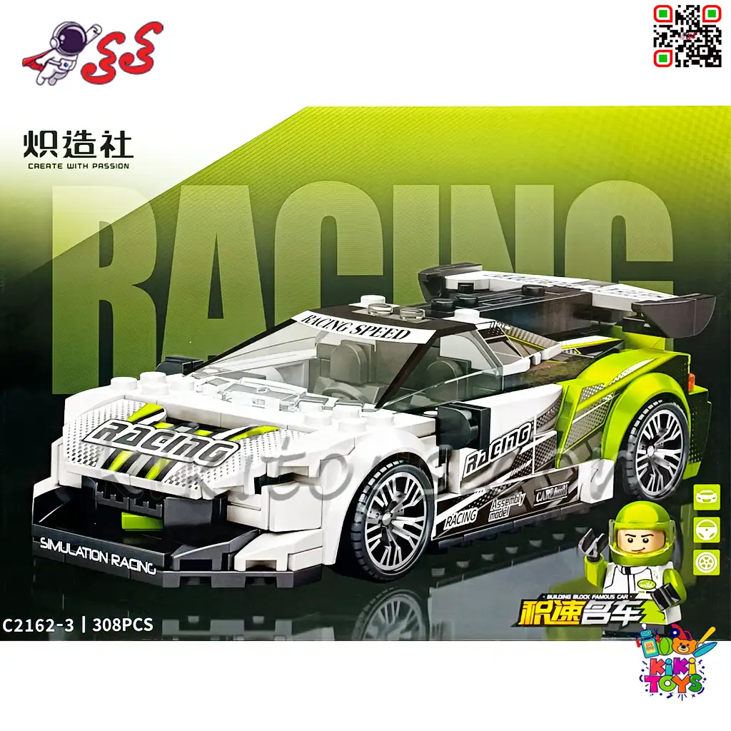 لگو ماشین مسابقه‌ای Racing مدل C2162-3 ست 308 قطعه