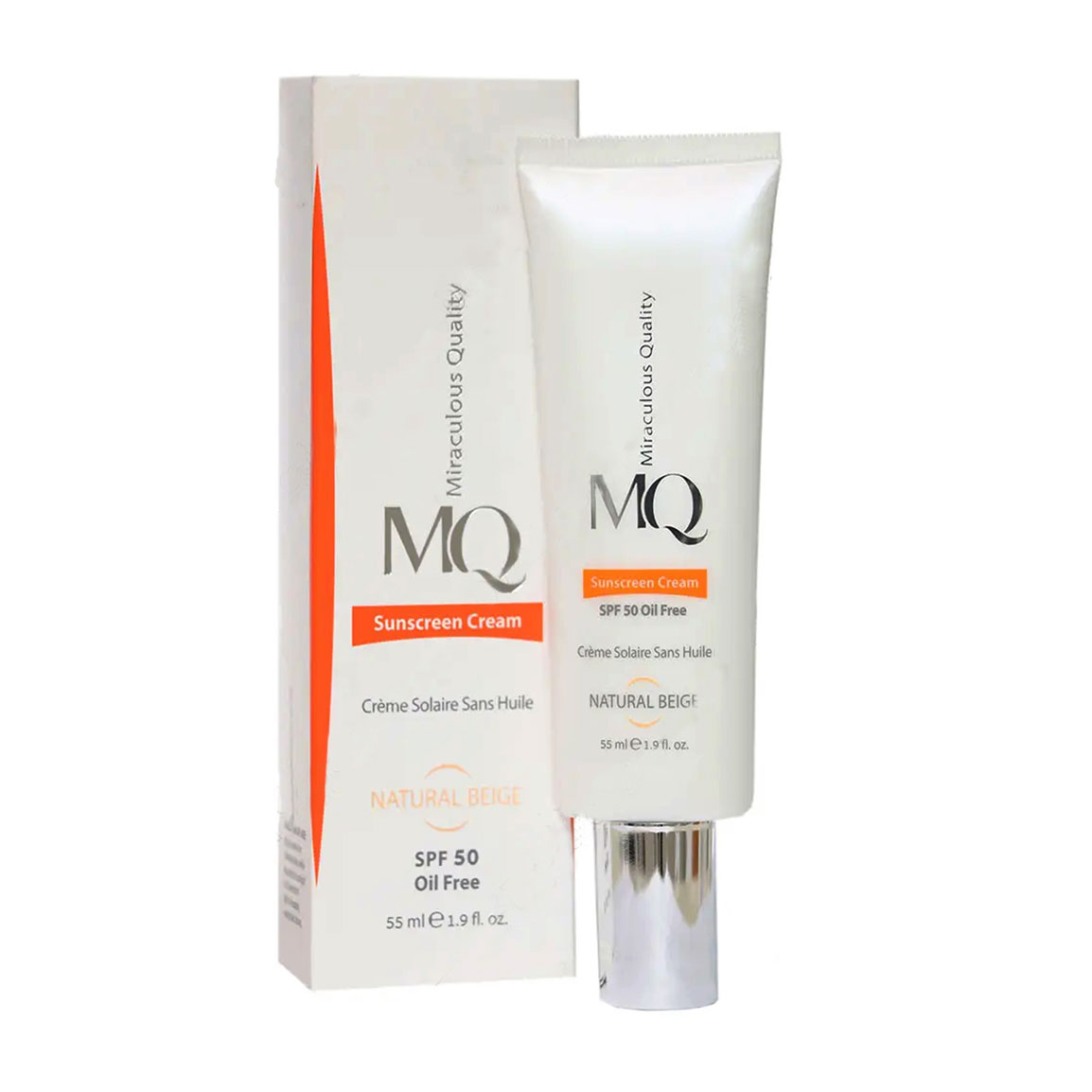 کرم ضد آفتاب رنگی بژ روشن ام کیو MQ با SPF50 مناسب پوست چرب و مستعد جوش و آکنه حجم 55 میلی لیتر — تصویر ۲
