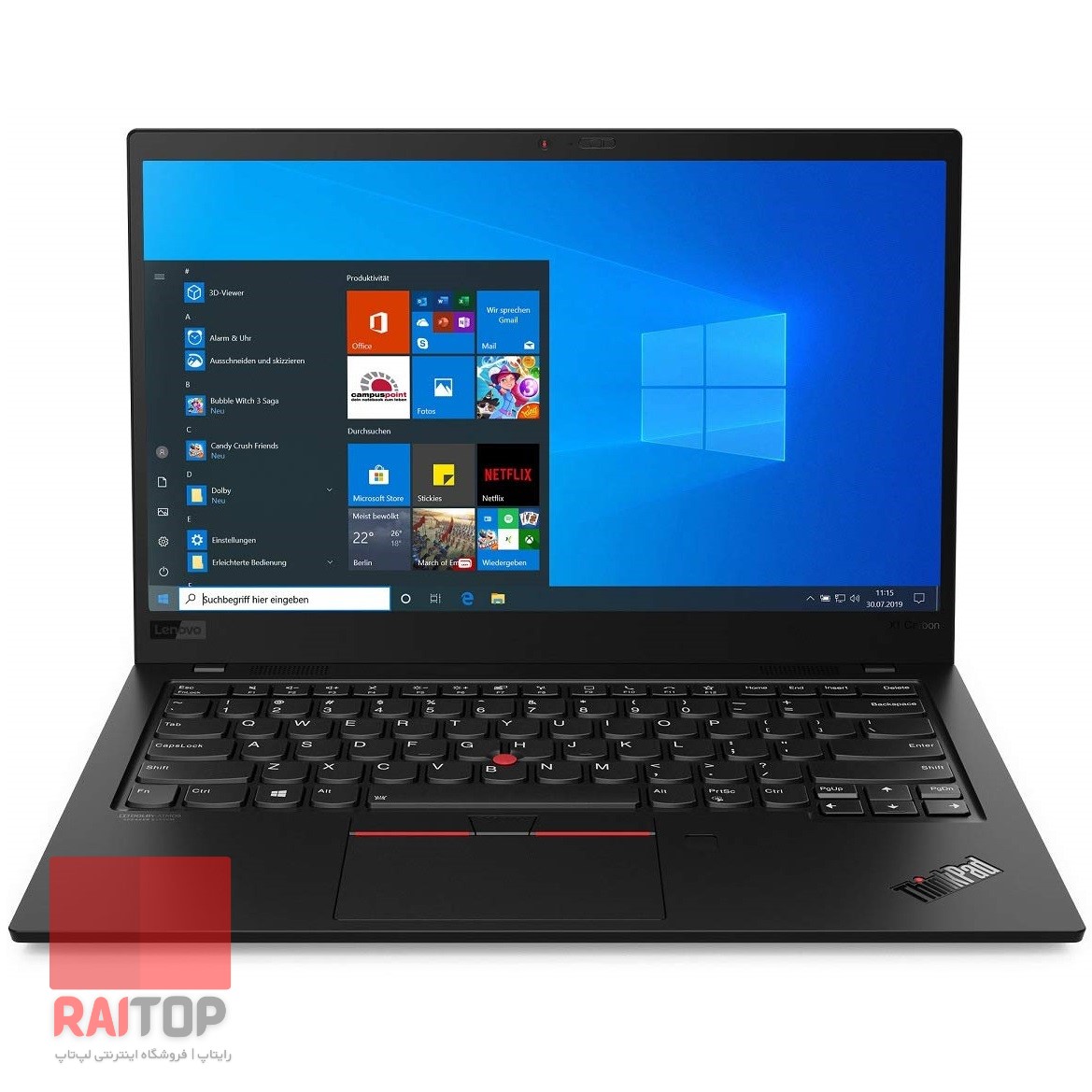 لپ تاپ 14 اینچی Lenovo ThinkPad X1 Carbon Gen 8 - موبی لپ — تصویر ۶