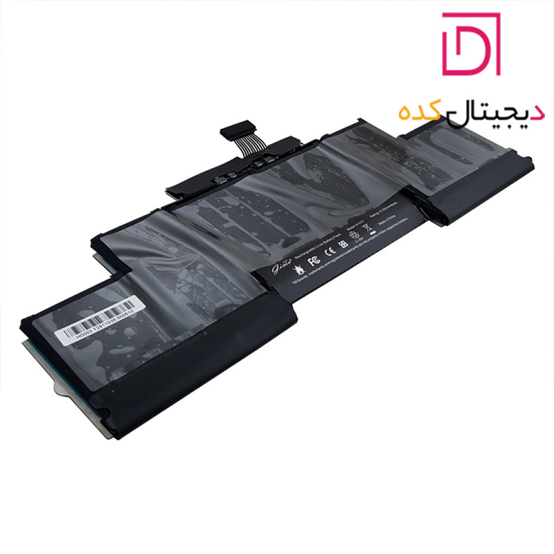 باتری لپ تاپ اپل A1417 Pro A1398_Mid 2012-Early 2013 | برند Gimo Plus | وات 95 | 10.95 ولت — تصویر ۶