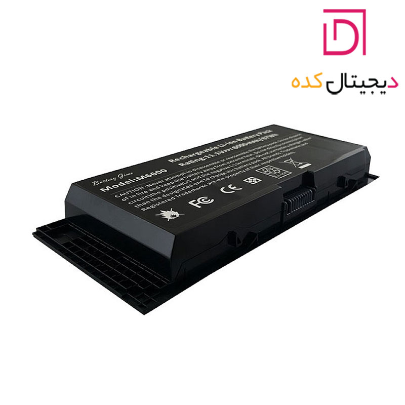 باتری لپ تاپ دل مدل Dell Precision M4700 | برند GIMO | ظرفیت 6000 | 67 وات | 9 سلولی | M6600 — تصویر ۴