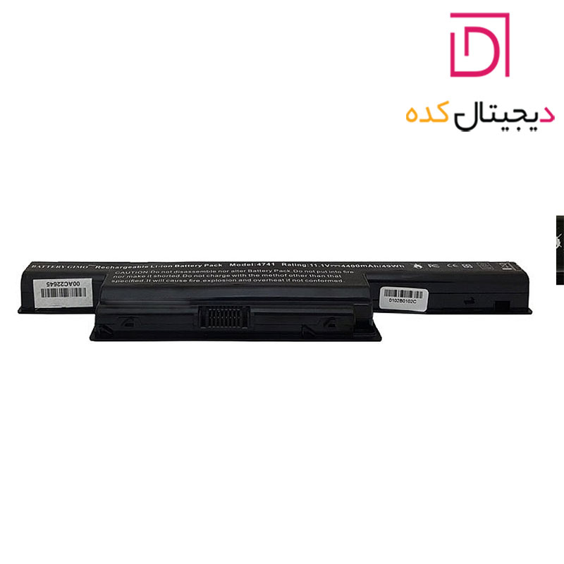 باتری لپ تاپ ایسر Acer Aspire 4741-5741-5742_E1-571 | برند Gimo Plus | ظرفیت 4400 | 49 وات | 6 سلول — تصویر ۳