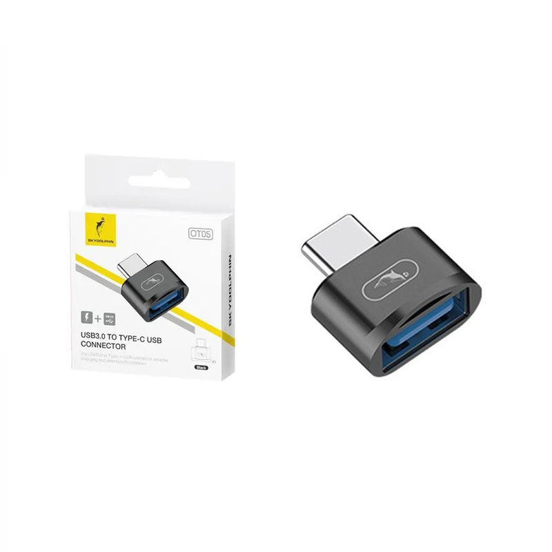 تبدیل OTG (USB 3.0 To Type-C) اسکای دلفین مدل OT05