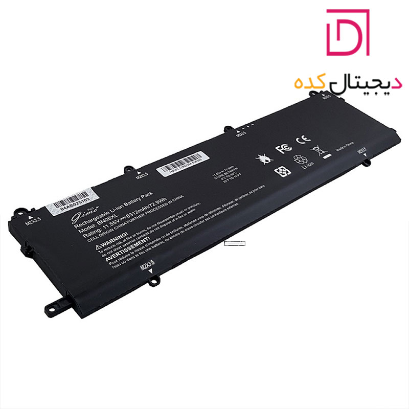 باتری لپ تاپ اچ پی HP Spectre X360 15-EB | برند Gimo Plus | ظرفیت 6312 | 72.9 وات | BN06XL — تصویر ۵