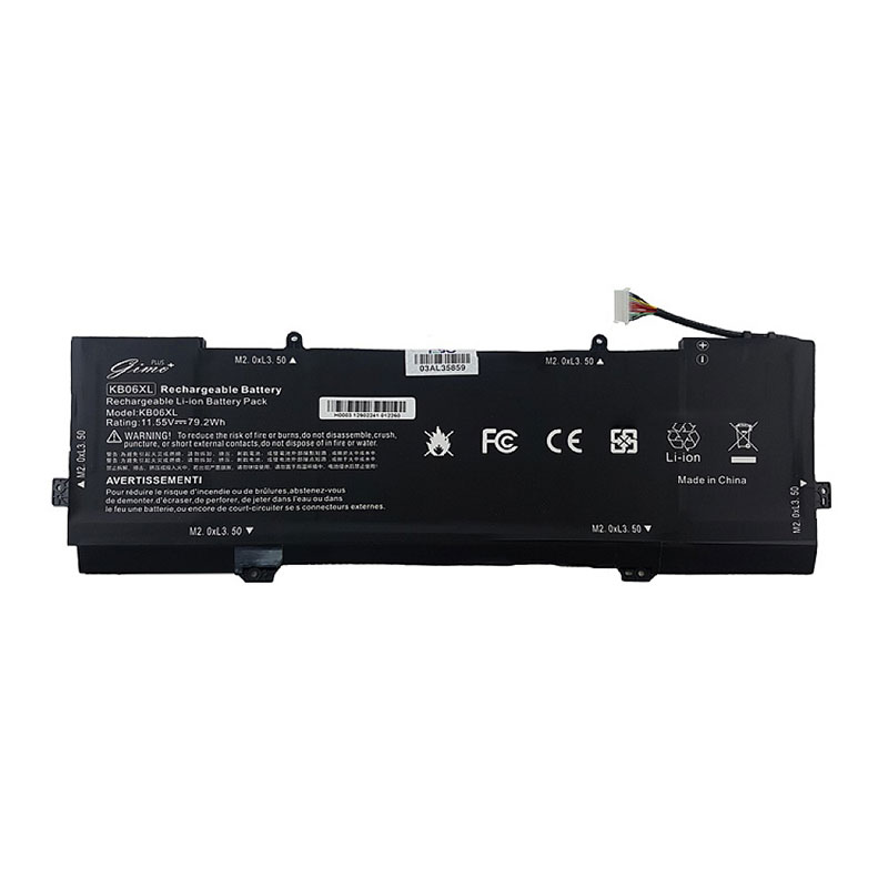 باتری داخلی لپ تاپ اچ پی HP Spectre X360 15-B | برند Gimo Plus | وات 79.2 | KB06XL